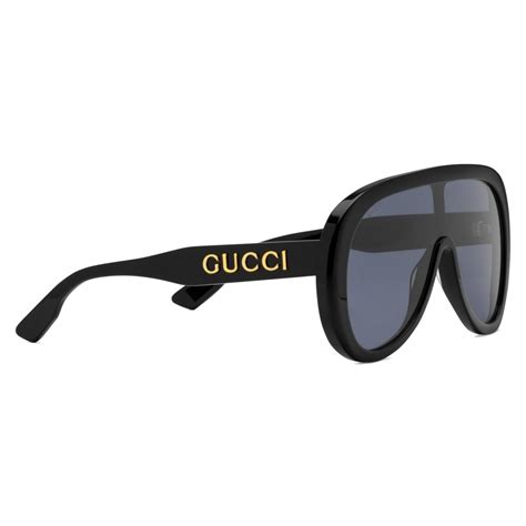 occhiali da sole gucci mascherina stangette basse